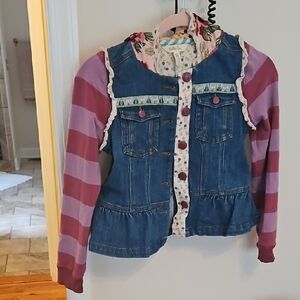 Matilda Jane Blue and Pink Jean Jacket